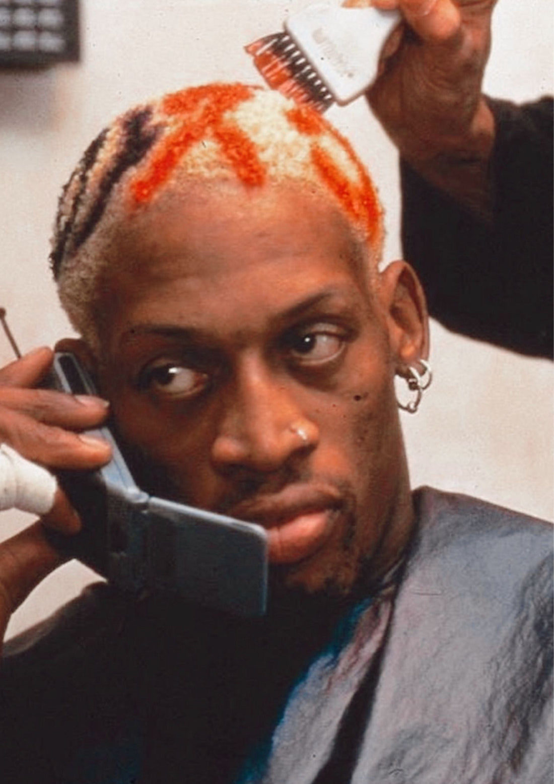 Como el peinado de Dennis Rodman se convirtió en un icono cultural.