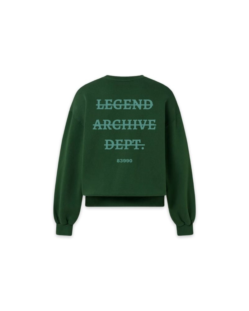 ARCHIVE DEPT SWEATER GREEN - BEALGND