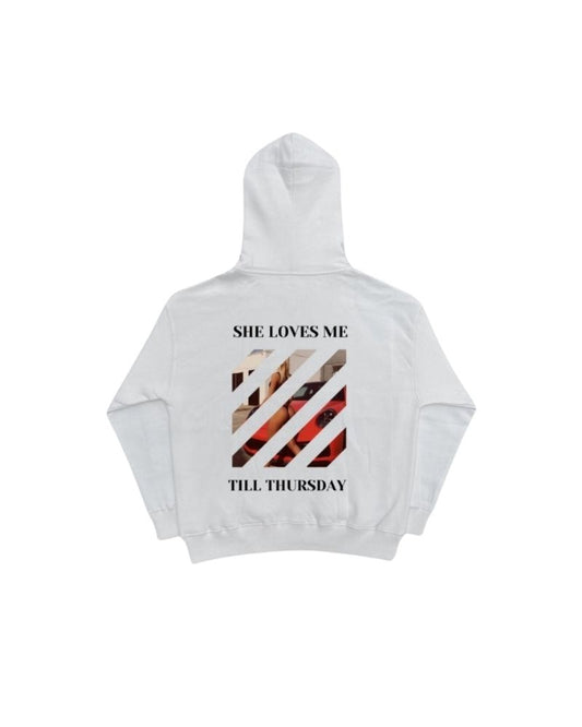 TILL THURSDAY HOODIE WHITE - BEALGND