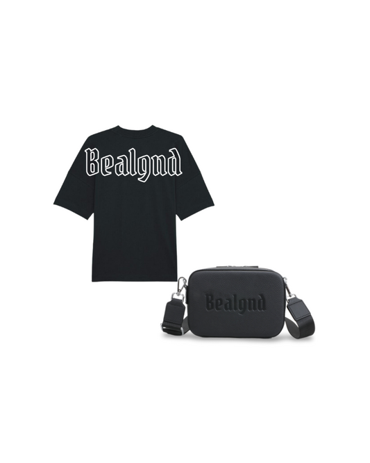 Pack Bag + Oversize Tee [Black]