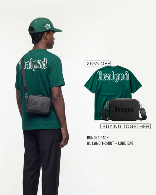 Bundle - Crossbody Basic Bag + T-Shirt - BEALGND