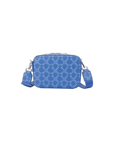 Monogram Crossbody Bag - Bleu