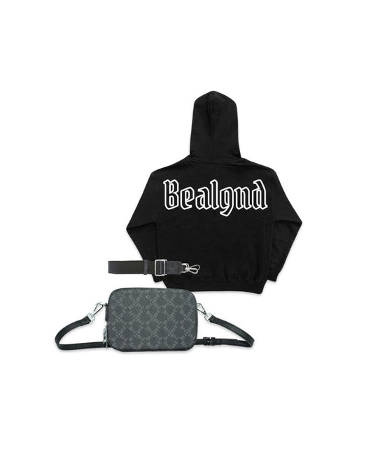 Pack Bolso Monogram + Hoodie LGND Club [Black] - BEALGND