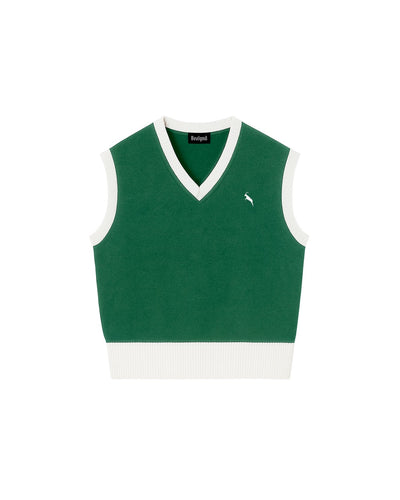 Knit Vest - Vert