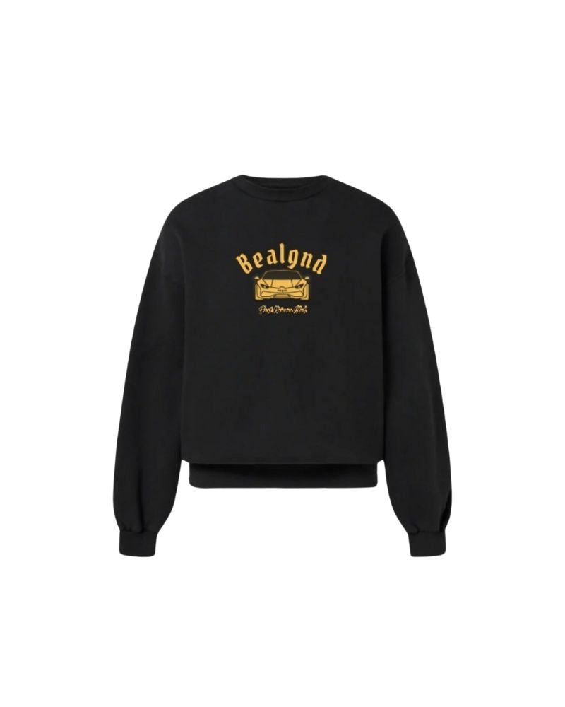 FAST DRIVERS SWEATER BLACK - BEALGND