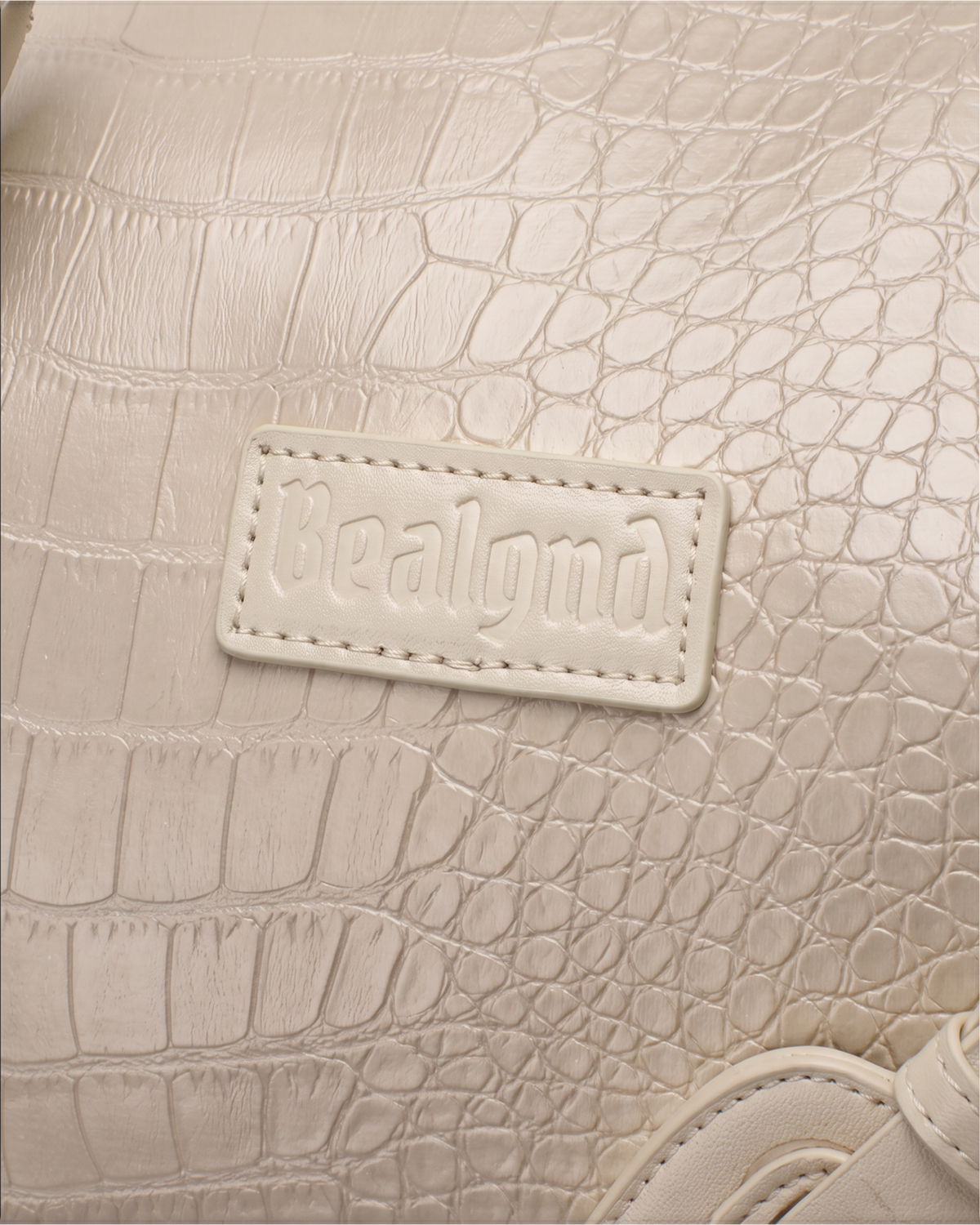 Croc Duffle Bag Beige - BEALGND #Beige