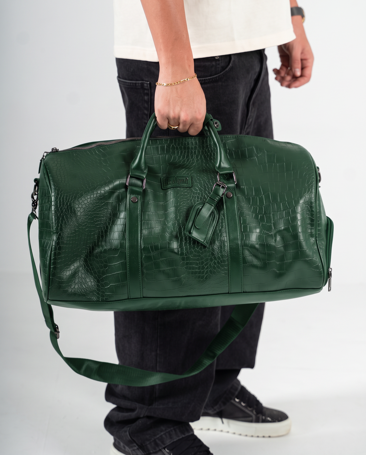 Croc Duffle Bag Green - BEALGND #Green